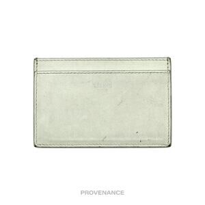 🔴 Celine Logo Card Holder Wallet - Two-Tone Cream Fuchsia